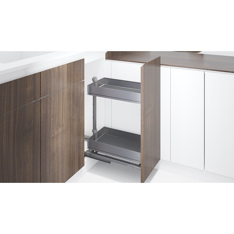 Prateleiras fornecidas 90 ° - arena pura - 300 mm de largura da caixa - por 1 - acabamento antracite. Materiais de construção sob medida para cada projeto. Angola-Materiais.shop, sua solução personalizada.