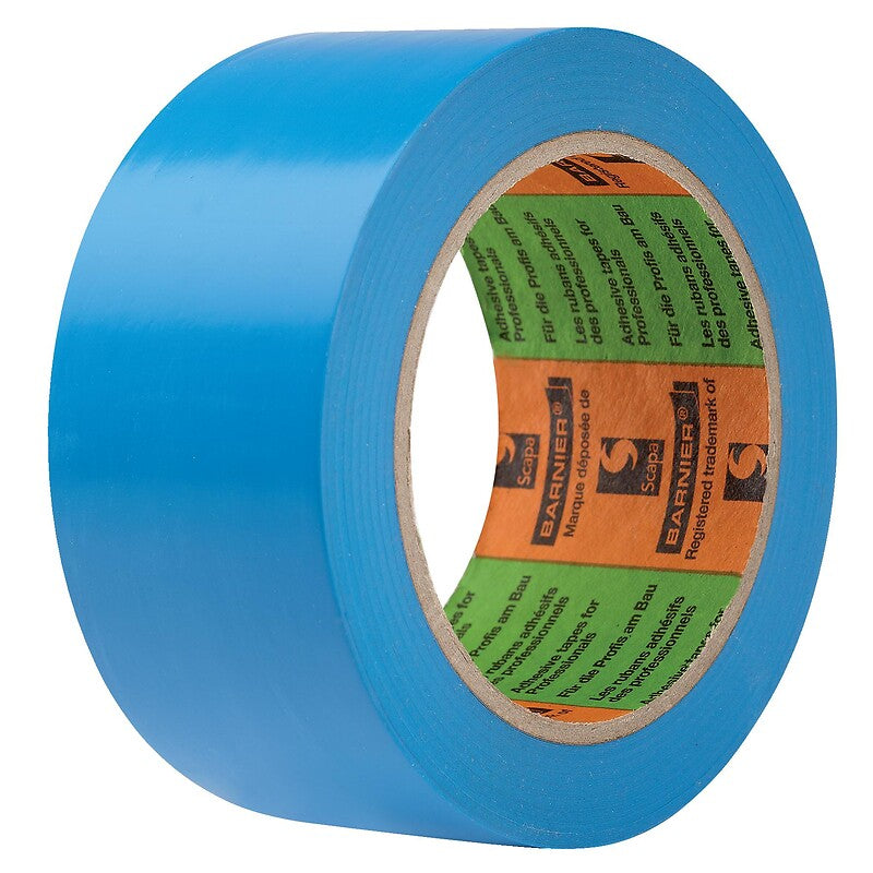 Adesivo de proteção de vinil plástico longo a longo prazo 6097, cor azul frágil, largura 50 mm, comprimento 33 m. Compre materiais hidráulicos e elétricos duráveis na Angola-Materiais.shop. Estamos comprometidos com a excelência.