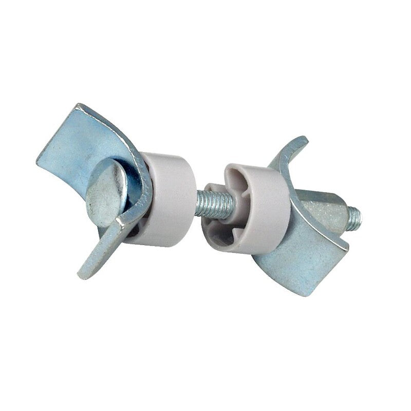 Assembléias de planos de trabalho - Acessórios de planejamento - acabamento cromado - comprimento 100 mm - por 10. Descubra a excelência em materiais de construção. Angola-Materiais.shop, sua referência em hardware e ferramentas.