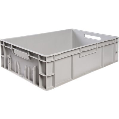 Bin Palet. 600x400 32L Cinza. Transformando ideias em realidade com materiais de primeira. Angola-Materiais.shop.