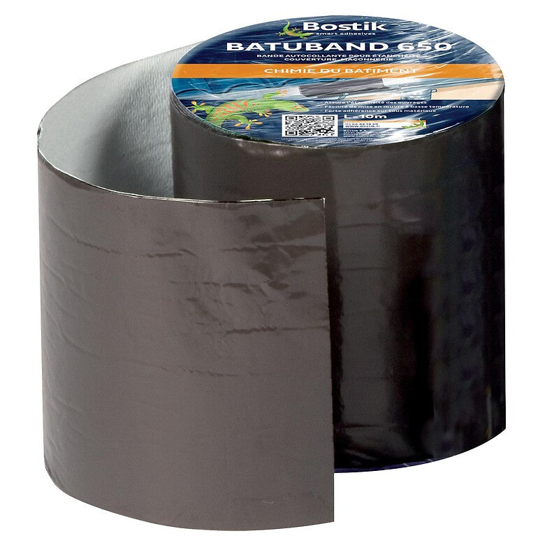 Tiras de adesivo de cor cinza Batuband 650, largura do rolo de 10 metros 10 cm. Tecnologia e qualidade reunidas em um só lugar. Angola-Materiais.shop.