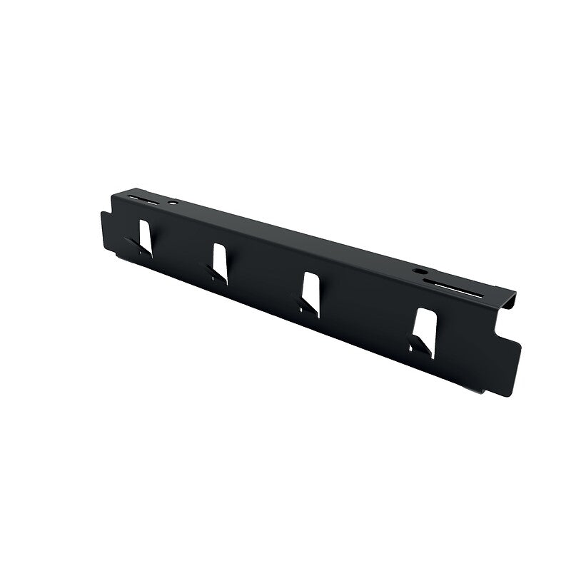 Bar com ganchos para as prateleiras de Youk - Instalação lateral - 320 mm de largura - acabamento preto. Sua construção, nossa missão. Angola-Materiais.shop entrega em todo o país.