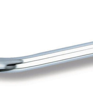 D25 barra reta de espera, com fixações visíveis em toca -discos de 3 buracos, comprimento 300 mm, acabamento em aço inoxidável Chrome Ref 530. Qualidade garantida em cada produto na Angola-Materiais.shop. Construa o futuro com os melhores materiais do mercado.