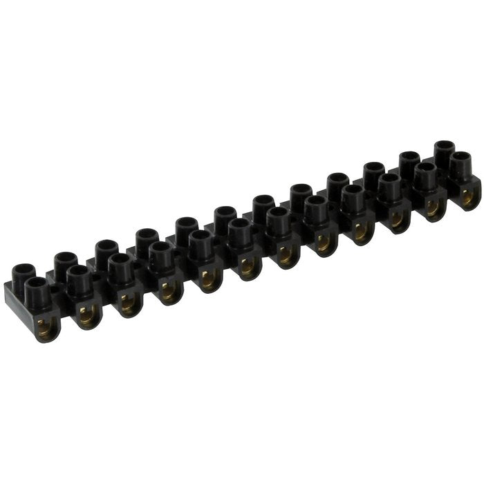 Barra preta de 4 mm 12 terminais. Cada projeto é único, e nós temos os materiais perfeitos. Angola-Materiais.shop.