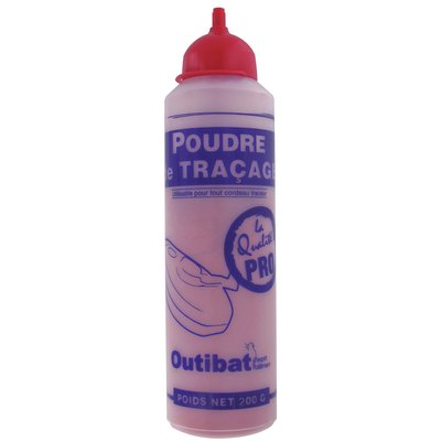 Garrafa de pó vermelho de 200 gr vermelho. Profissionais da construção escolhem Angola-Materiais.shop. Porque a qualidade faz a diferença.