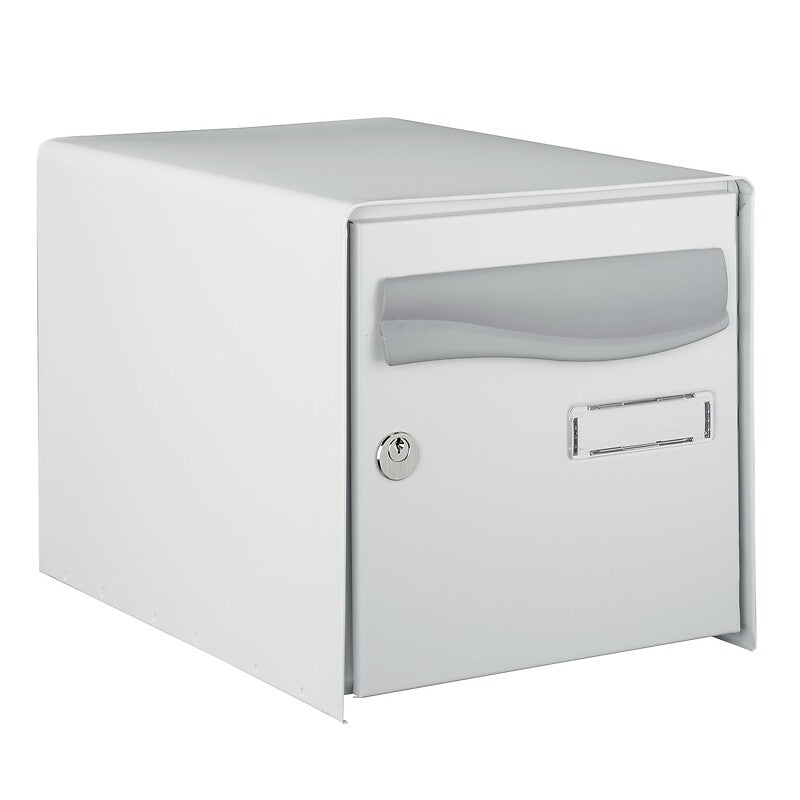 Prembox - Face simples - RAL cinza 7035 - L 302 x H 300 x D 410 mm Caixa de correio. Construindo sonhos com os melhores materiais. Angola-Materiais.shop.