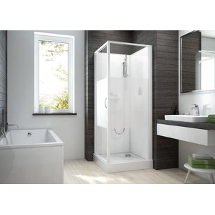 Izi Box 2 quadrado Cabine de chuveiro 90 cm Porta giratória na tela Ref. L11IZBP00901. Entregas rápidas, produtos de primeira. Angola-Materiais.shop em todas as cidades de Angola.