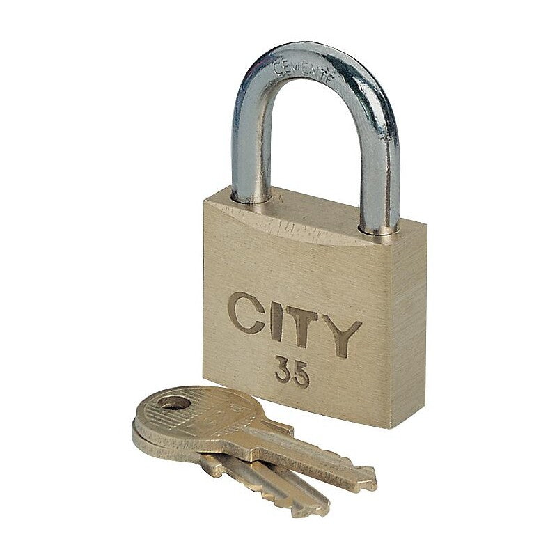 Padlocks -chave Spuring Body Brass Bass aço cimentado City 30. Compre materiais hidráulicos e elétricos duráveis na Angola-Materiais.shop. Estamos comprometidos com a excelência.