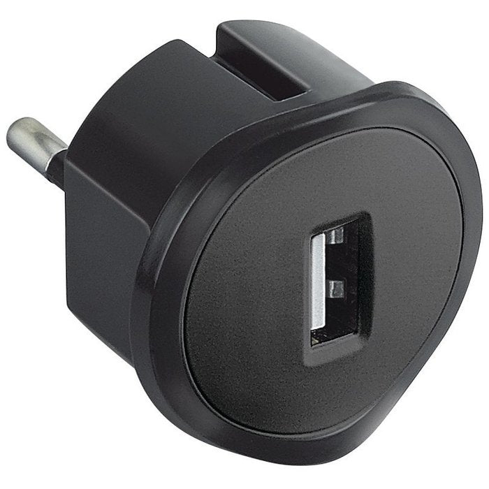 Carregador USB preto. Na Angola-Materiais.shop, trazemos-lhe ferramentas industriais e hardware premium. Compre connosco para soluções duráveis e eficientes.