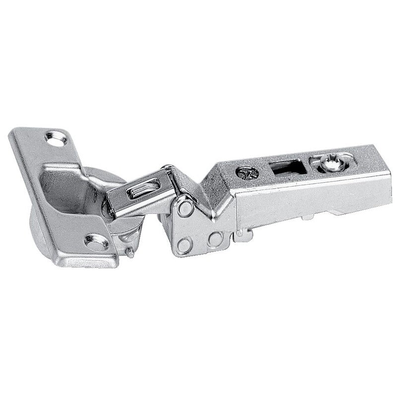 Dobradiças invisíveis 125 ° para parafuso - intermat 9944 W45 - Caixa de parafuso - Expelimento 52 mm - corte 10 mm. Construção moderna, materiais de vanguarda. Angola-Materiais.shop.