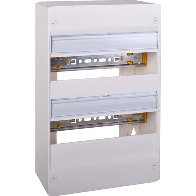 Drivia 13 Módulos Caixa - 2 linhas - IP30 - IK05 - White RAL 9003 - Ref. Compromisso com a qualidade, em cada material, em cada entrega. Angola-Materiais.shop.