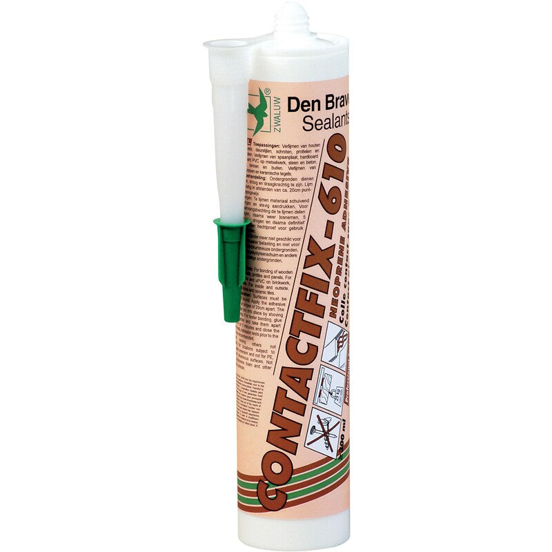 Montagem de neoprene CLUE CONTACTFIX 610 300 ML CARTRIDDE. Qualidade garantida em cada produto na Angola-Materiais.shop. Construa o futuro com os melhores materiais do mercado.