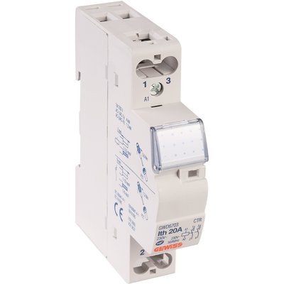 Contator CTR - 20A 230V - 1 REF / GWD6703 Módulo. Sua construção, nossa missão. Angola-Materiais.shop entrega em todo o país.
