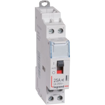 Contator doméstico silencioso - 230 V ~ - 2p - 250 V ~/25 a - 2 f - Ref. Construção inteligente começa aqui. Angola-Materiais.shop, sua fonte confiável de materiais profissionais.