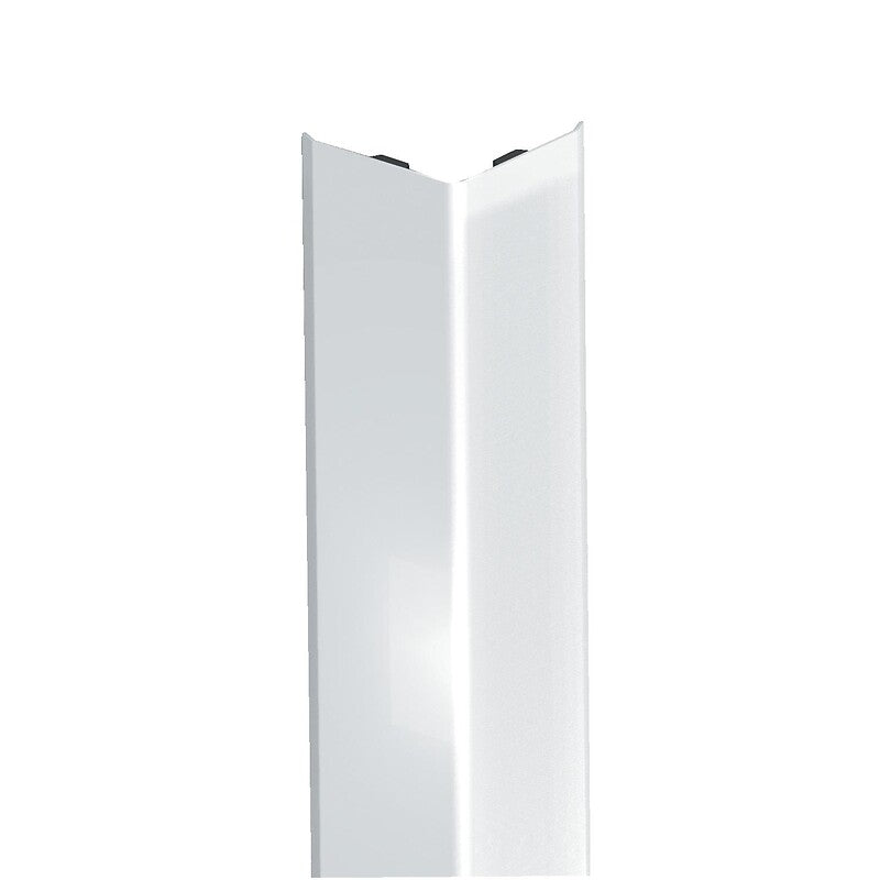 Ângulo ângulo de aço ângulo adesivo PVC branco 50 x 3000 mm. Sua obra, nossos materiais. Angola-Materiais.shop, parceiro da construção angolana.