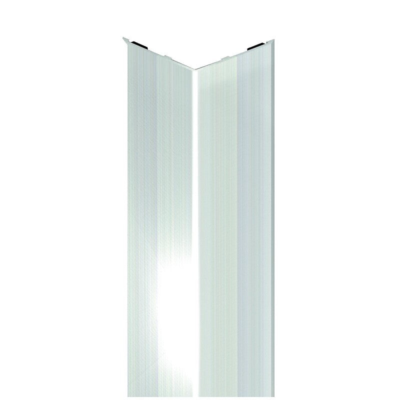Proteção de aço inoxidável adesivo de canto de cetim 50 x 50 x 3000 mm. Transforme seus projetos de construção com Angola-Materiais.shop - o melhor em hardware e materiais industriais.