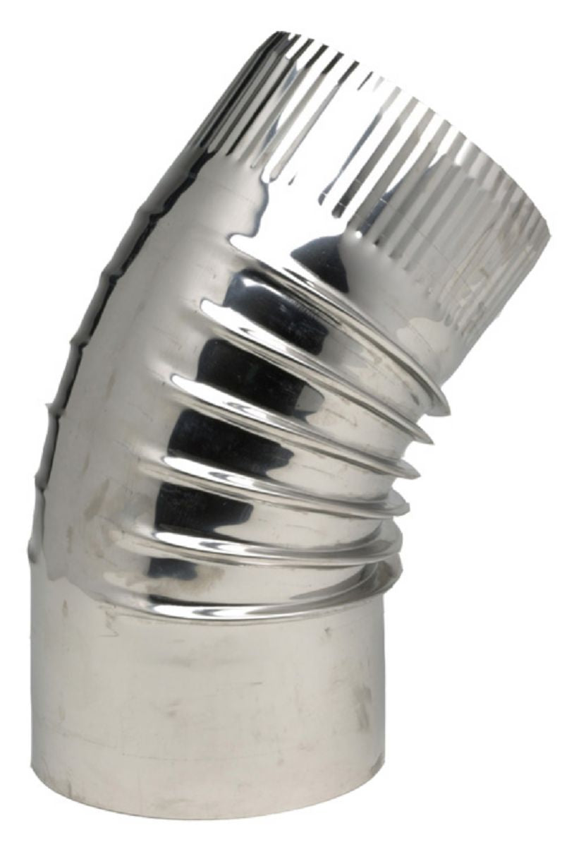 Cotovelo 45 ° Aço inoxidável 304 Diâmetro: 153 Ref. 364153, dez. Soluções inteligentes para construtores inteligentes. Angola-Materiais.shop.