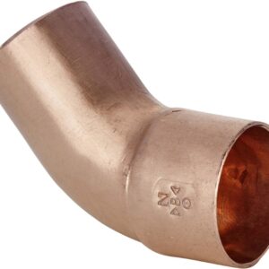 Cotovelo de cobre 5040 raio pequeno 45 ° fêmea masculina D 12 Altech (saco de dois elementos), ref: alt02ef5040 012. Materiais que fazem a diferença em cada projeto. Angola-Materiais.shop.