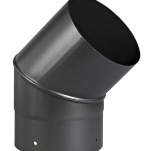 SANPLI BR45 ° Cotovelo (com setor de diâmetro 139 a 200) Matt Black Diâmetro 150 mm Ref. 342441, dez. Construa com confiança: Angola-Materiais.shop, seu parceiro em materiais de construção de ponta.