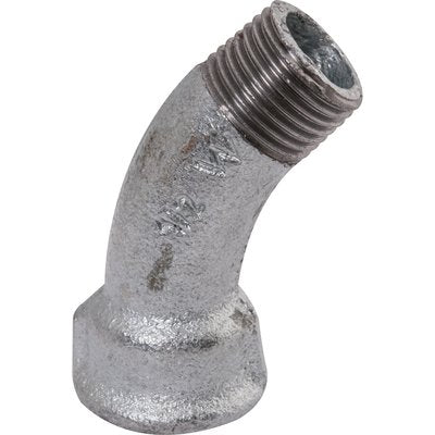 Curva de ferro fundido maleável 40 fêmea masculina galvanizada 26x34 Ref. 04025005. Sua visão, nossos materiais. Juntos, construímos o futuro. Angola-Materiais.shop.
