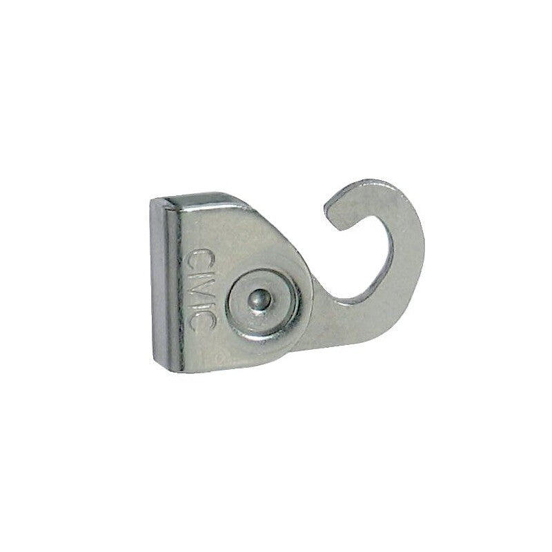 Ganchos fechados com anti -teto por 2 - Blister de aço inoxidável. Qualidade que você pode ver, confiança que você sente. Angola-Materiais.shop.