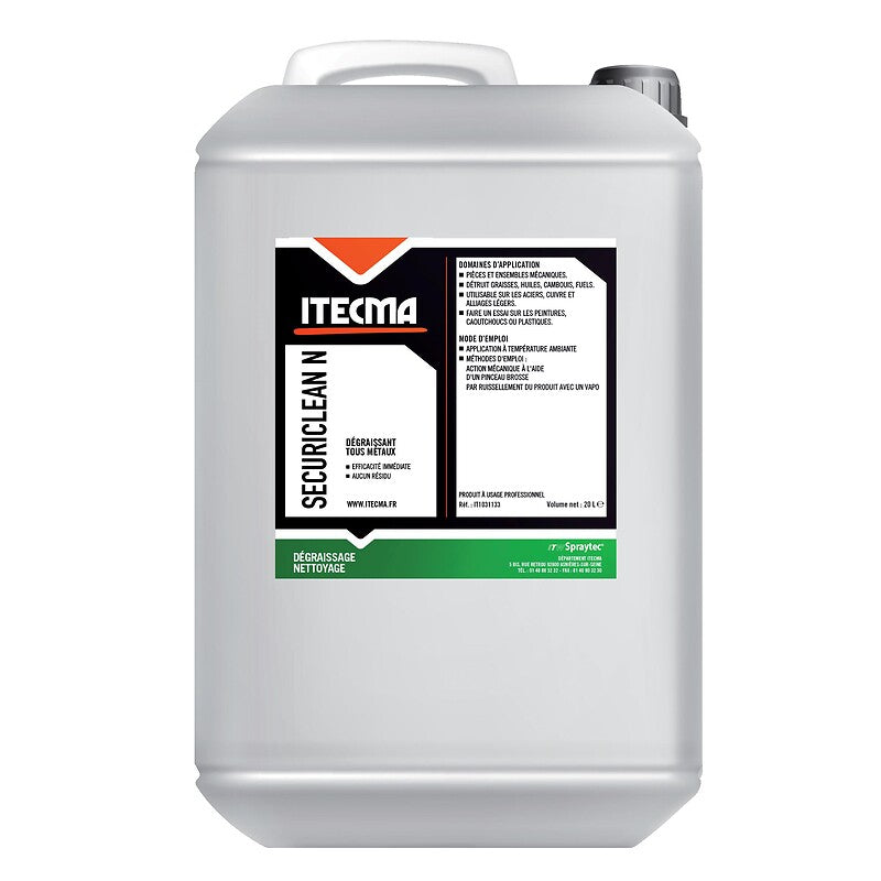 Alta Segurança Degreaser Securiclean Nales Plastic 60 litros. Materiais de construção sob medida para cada projeto. Angola-Materiais.shop, sua solução personalizada.