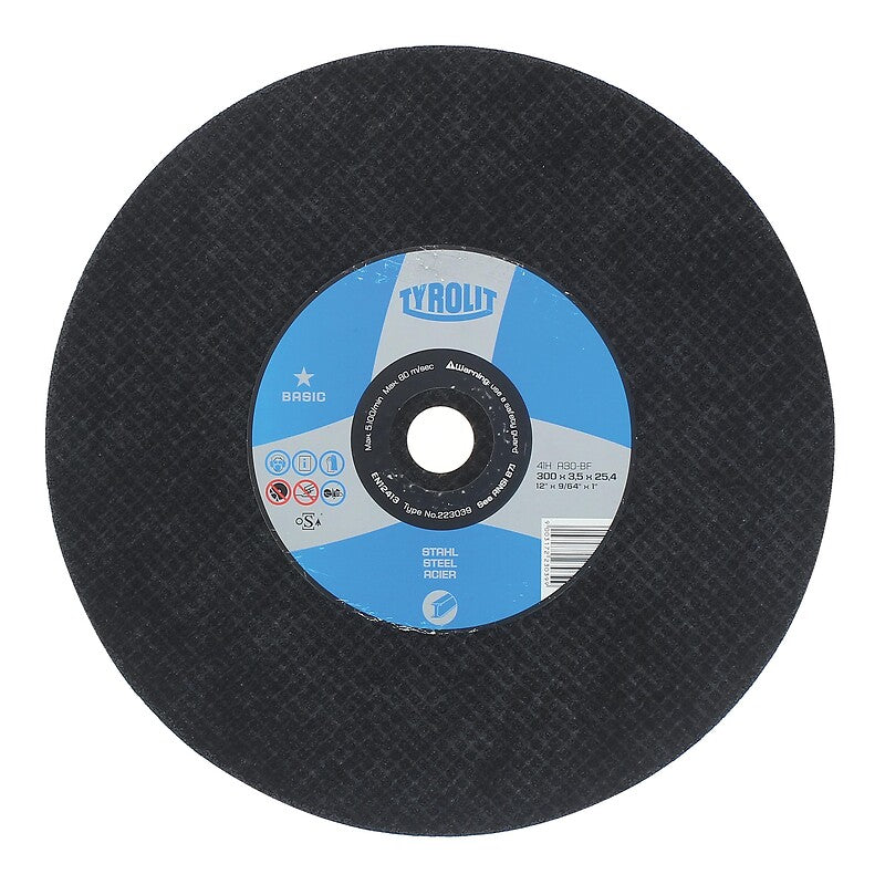 Hub básico com cubo plano aço/aço inoxidável Ø 300 espessura 3,5 mm furo 25,4 mm. Materiais que fazem a diferença em cada projeto. Angola-Materiais.shop.