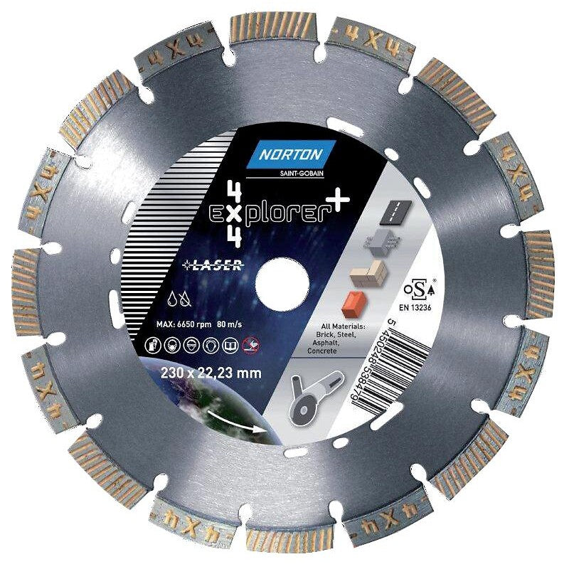 4x4 Diamond Diamond Tonvon Disk Explore Plus Ø 350 espessura 2,8 mm furo 25,4 mm. Na Angola-Materiais.shop, trazemos-lhe ferramentas industriais e hardware premium. Compre connosco para soluções duráveis e eficientes.