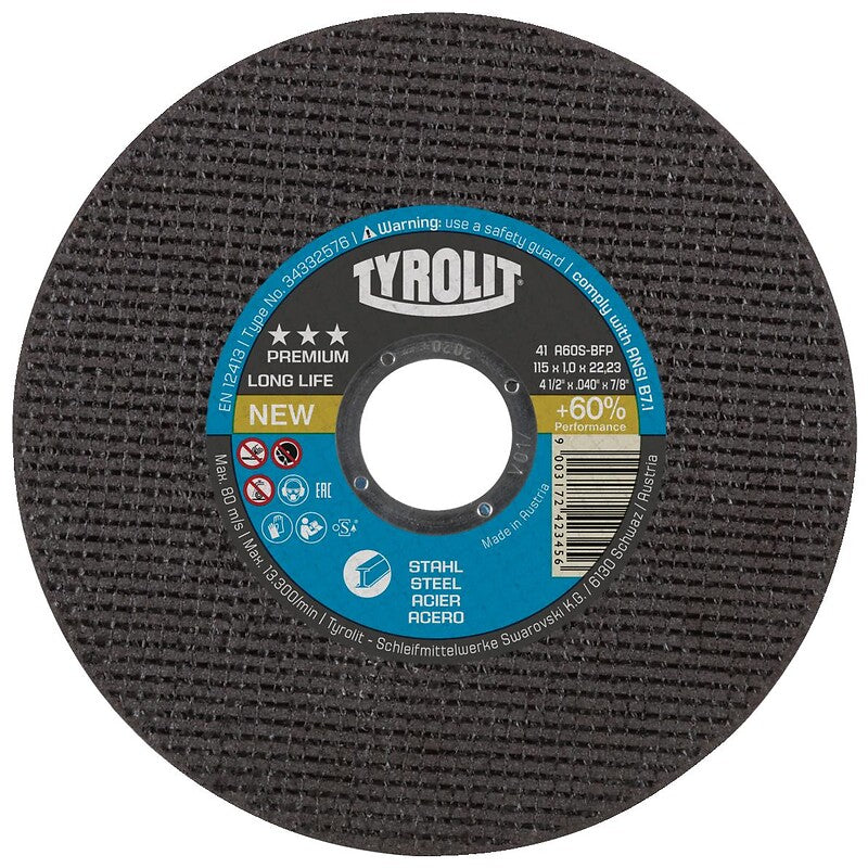 Truncões de longa vida premium descartam o cubo plano diâmetro de 115 mm de espessura 1 mm 22,2 mm. Construindo excelência, entregando sonhos. Angola-Materiais.shop.