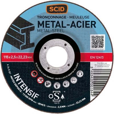 Disco de tronco Met.pro 115x2.5. A sua loja online para materiais elétricos e de construção é a Angola-Materiais.shop. Garantimos qualidade e acessibilidade.