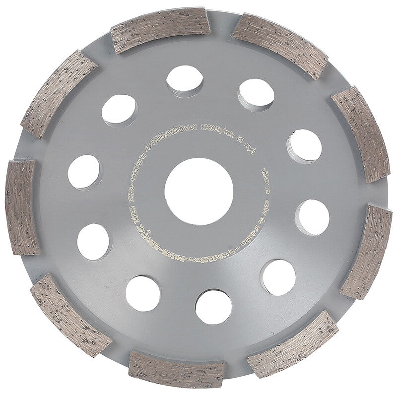 Diamantes diamantes à superfície copo de estrela Ø 125 mm, furo 22,23 mm, altura 5,5 mm. Ferramentas profissionais para resultados excepcionais. Angola-Materiais.shop.