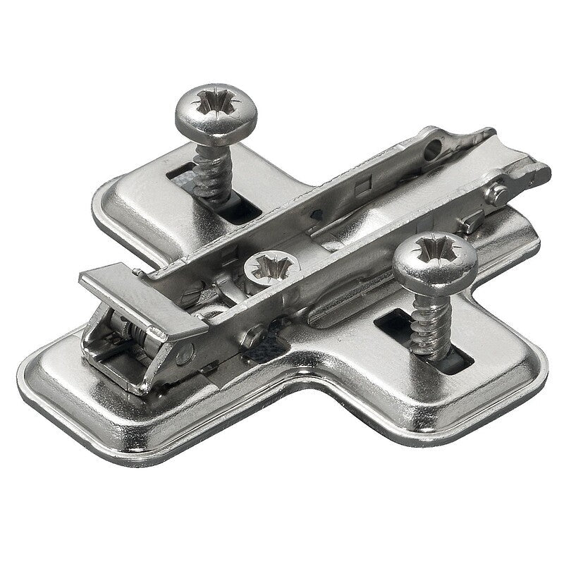 Base cruciforme para clipe com a distância de expansão de expansão 3 mm para as dobradiças Série 100, 200, 700, B e F. Materiais de elite para construtores de sucesso. Angola-Materiais.shop.