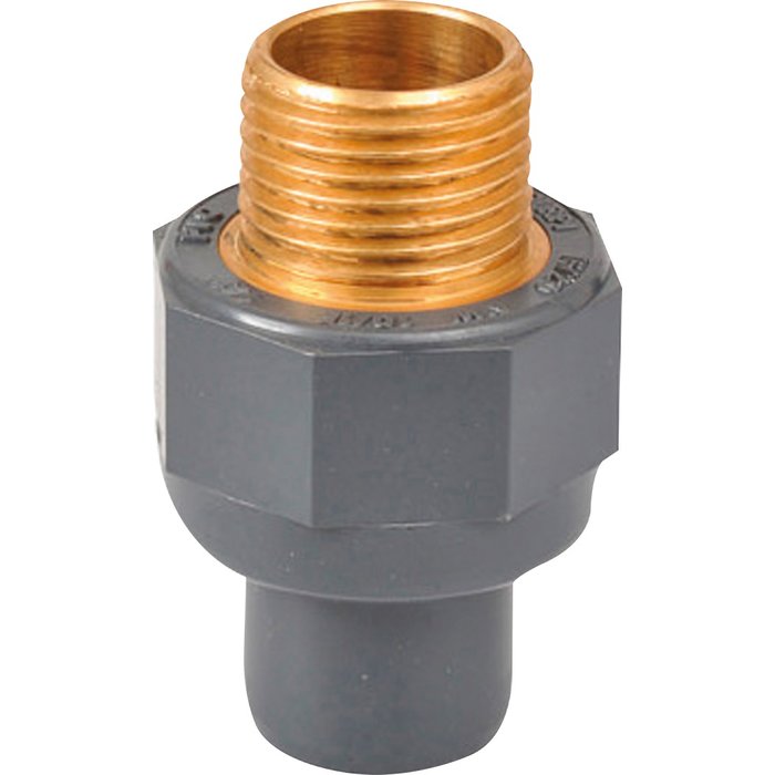 Tute com fio de latão K62 PVC-U Diâmetro feminino 20/25x1/2 Ref. Beal20. Construindo sonhos com os melhores materiais. Angola-Materiais.shop.