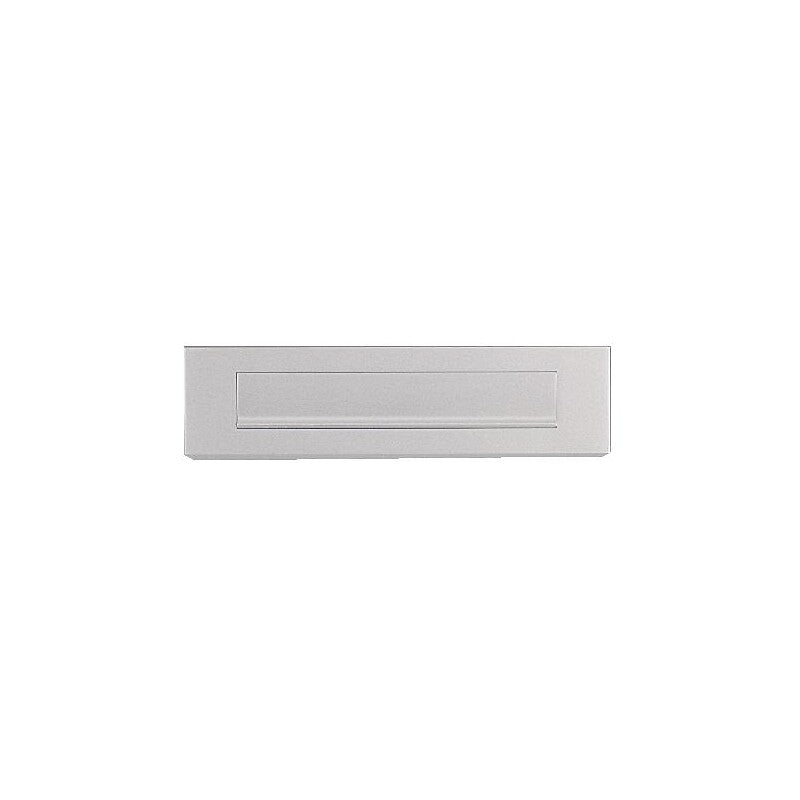 Entrada para caixa de correio acabamento de alumínio anodizado 360 x 65 mm - tipo 458. Transformando ideias em realidade com materiais de primeira. Angola-Materiais.shop.