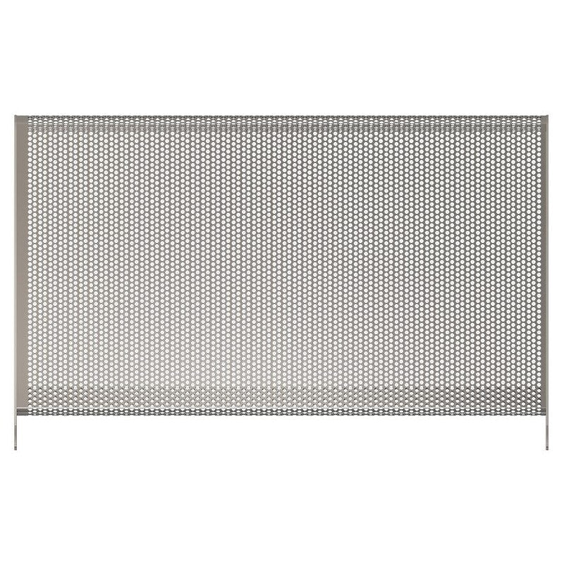 Prateleira do tipo grade para perfil de giro - largura 690 mm x profundidade 400 mm - acabamento cromado. Materiais que fazem a diferença em cada projeto. Angola-Materiais.shop.