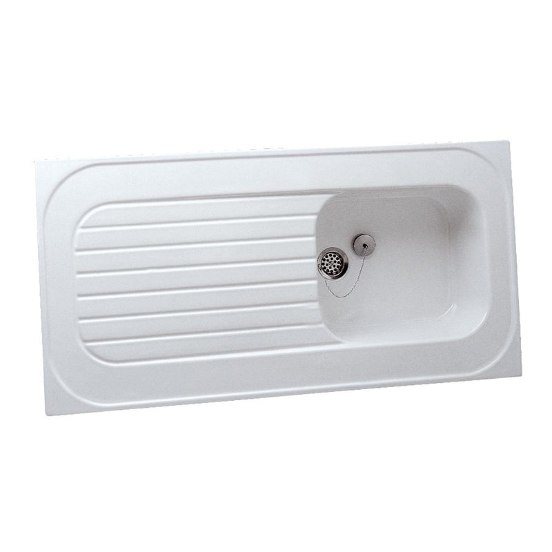 Pia de cerâmica especial com máquina de lavar louça real especial 120x60 cm Ref. 694000000. Máxima qualidade, mínimo esforço. Angola-Materiais.shop simplifica suas compras de materiais de construção.