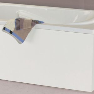 Fachada de banheira composta - melamina branca - largura 170 cm - altura 53,5 cm - espessura 16 mm Ref. A2368793. Precisão, durabilidade e eficiência na Angola-Materiais.shop.