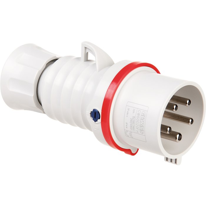 Folha móvel à direita HP - IP44/IP54 - 3P+N+T 32A 380-415V 50/60HZ - RED - 6H - Fiação rápida de referência/gw600fh. Soluções completas para construção civil na Angola-Materiais.shop. Produtos de alta qualidade, preços competitivos.