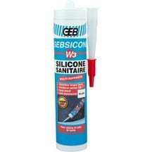 GEBSICONE W3 MASTÁRIO 100% SEALAÇÃO SILICONE 280ML CARTRIGED WHITE REF 890750. Soluções completas para construção civil na Angola-Materiais.shop. Produtos de alta qualidade, preços competitivos.