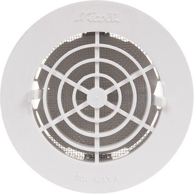 Grade de aeração - fatm100 - branco - Ø 125/91 mm - ep. 100 mm. Materiais de construção de ponta, preços acessíveis. Bem-vindo à Angola-Materiais.shop.
