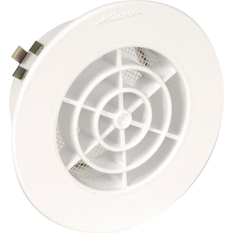 Grade de ventilação com o tipo de rede de mosquito GATM Ø 140 mm branco. Transforme seus projetos de construção com Angola-Materiais.shop - o melhor em hardware e materiais industriais.