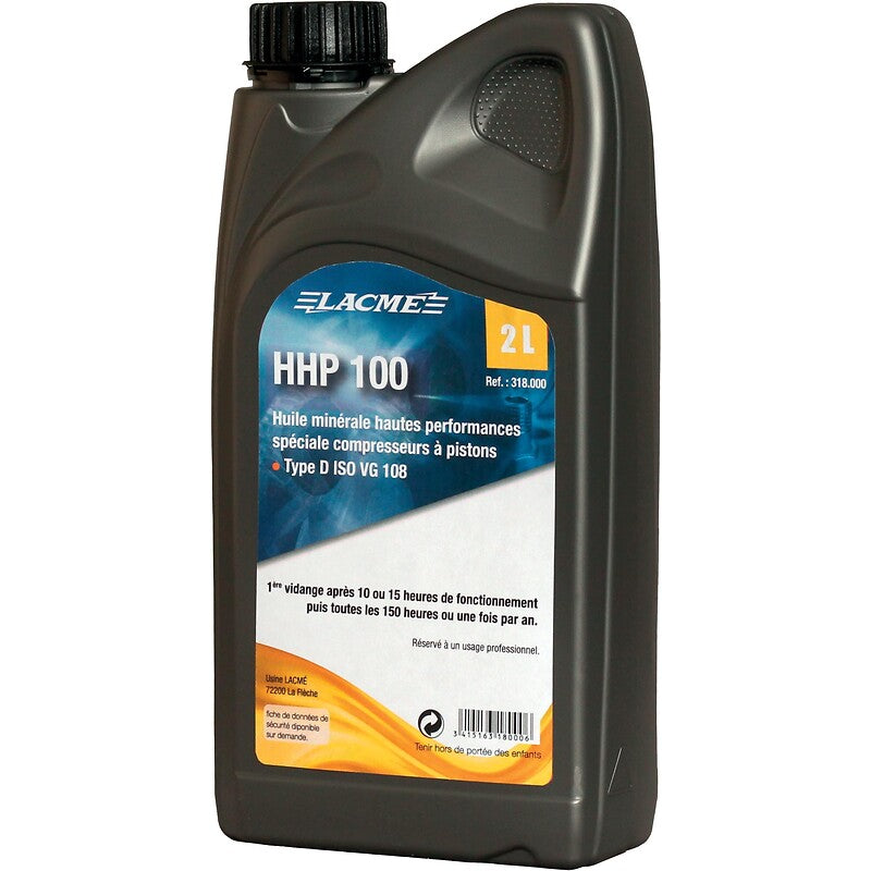 Compressores de óleo especiais com pistão HHP 100, 2 litros. Máxima qualidade, mínimo esforço. Angola-Materiais.shop simplifica suas compras de materiais de construção.