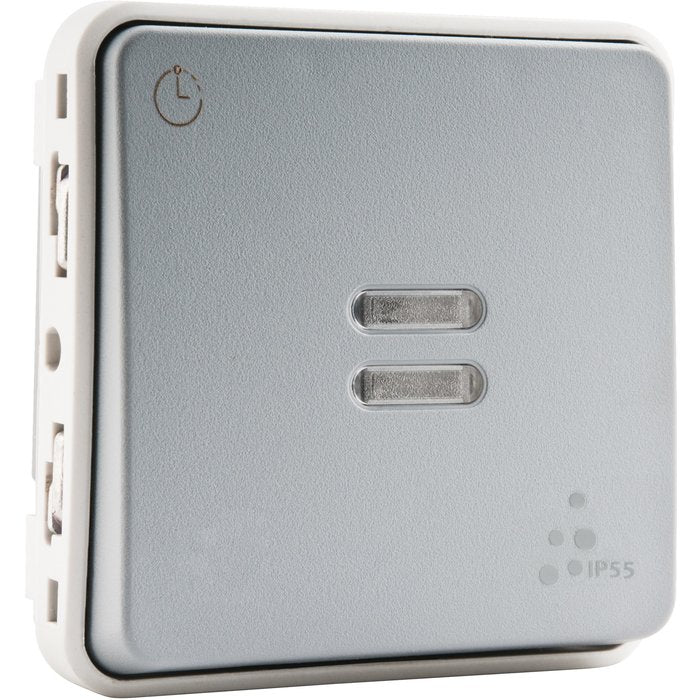 Chave de temporizador luminoso - cinza - 230V - 50/60 Hz - Ref. A sua loja online para materiais elétricos e de construção é a Angola-Materiais.shop. Garantimos qualidade e acessibilidade.