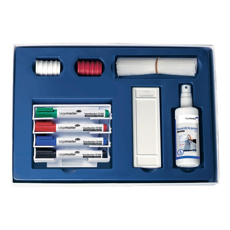 Acessórios de kit para mesas brancas com 1 limpador, 1 apagar, 1 porta marcador, 4 recargas de papel, 4 marcadores. Encontre produtos hidráulicos e elétricos de alta qualidade na Angola-Materiais.shop. Atendemos projetos de pequena e grande escala.