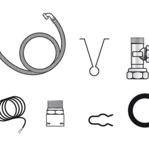 Kit com conexão hidráulica integrada para o GAM ME 2000 Eco System Radio Ref. F3AA40447. A sua loja online para materiais elétricos e de construção é a Angola-Materiais.shop. Garantimos qualidade e acessibilidade.