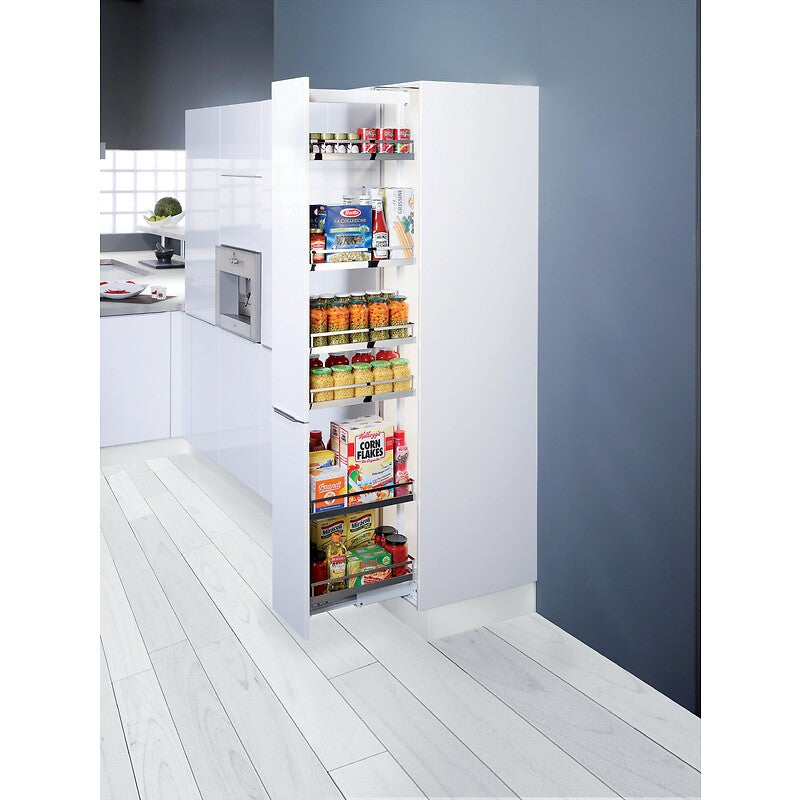 Kit completo dispensa 90 - Arena Classic - 6 prateleiras - altura 1900/2300 mm - largura 400 mm - acabamento branco Icewhite. Qualidade garantida em cada produto na Angola-Materiais.shop. Construa o futuro com os melhores materiais do mercado.