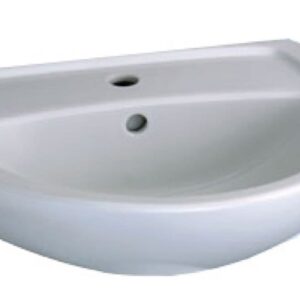 Geberit Bastia LG Pia: 55 cm de cerâmica branca, ref. Y00110000000. Seu projeto, nossa paixão. Angola-Materiais.shop.
