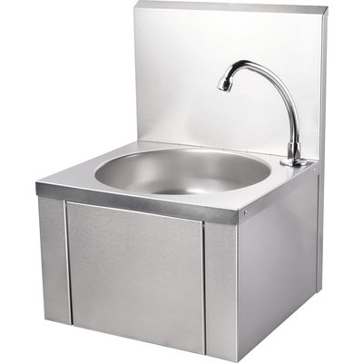 Higiene de lavagem com lavagem de animais 18/10, 500 x 385 x 352 mm, com água quente pré-gerente / água fria, ref. LLM125. Compromisso com a qualidade, em cada material, em cada entrega. Angola-Materiais.shop.