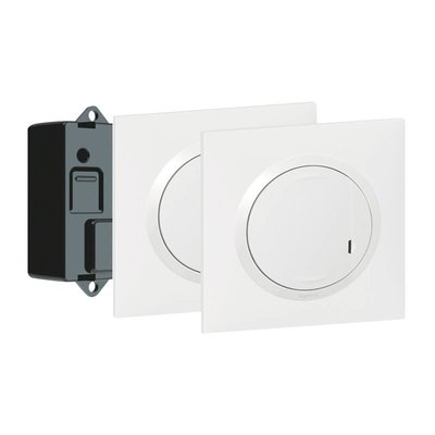Ready de LeGRAND para instalar o dooxie Crie um de ida e volta com 2 comandos sem fio e 1 micromodule entregueu completo ref 600699. Construa com confiança: Angola-Materiais.shop, seu parceiro em materiais de construção de ponta.