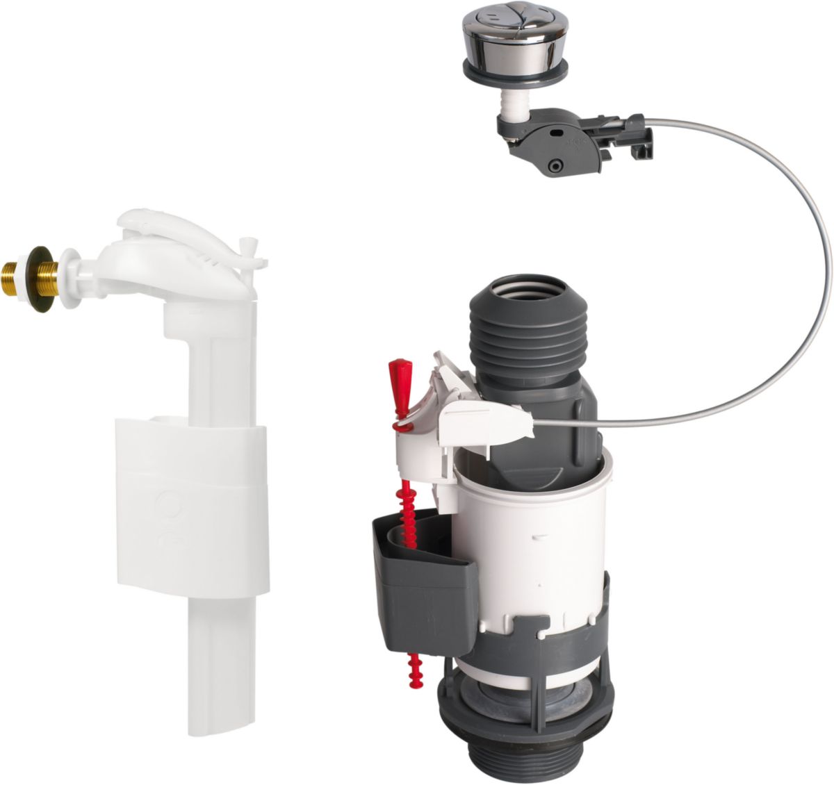 Mecanismo completo da dupla de cabos da Altech Duo+. O parceiro definitivo para sua construção. Angola-Materiais.shop.